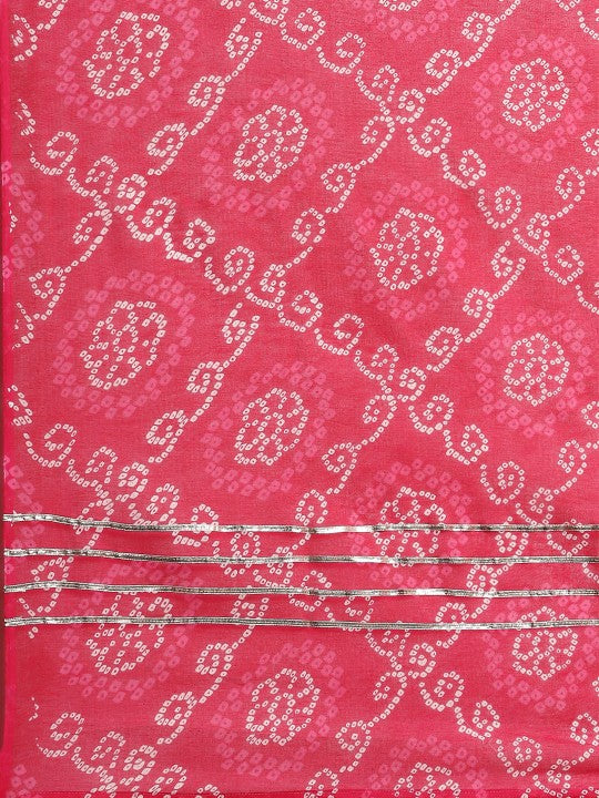 Women White Ethnic Motifs Printed Pure Cotton Kurta with Trousers & Dupatta