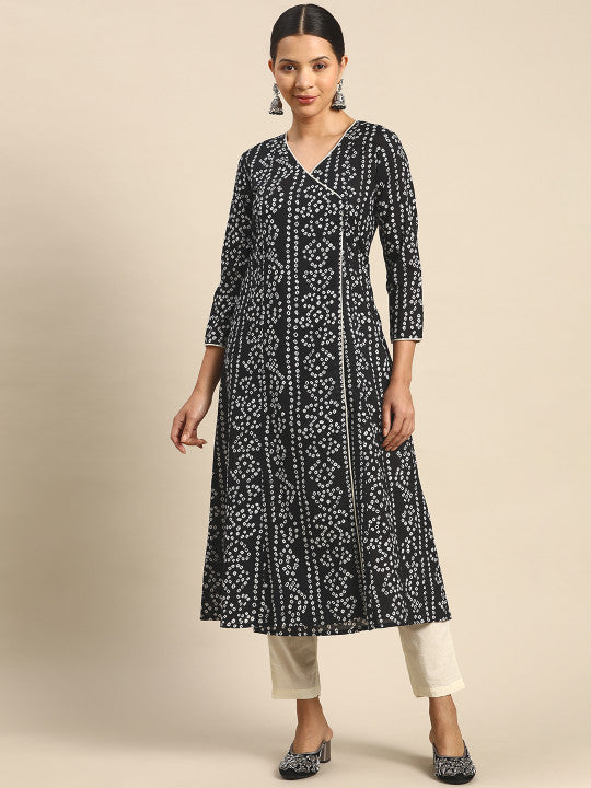 anayna Bandhani Printed Kurta