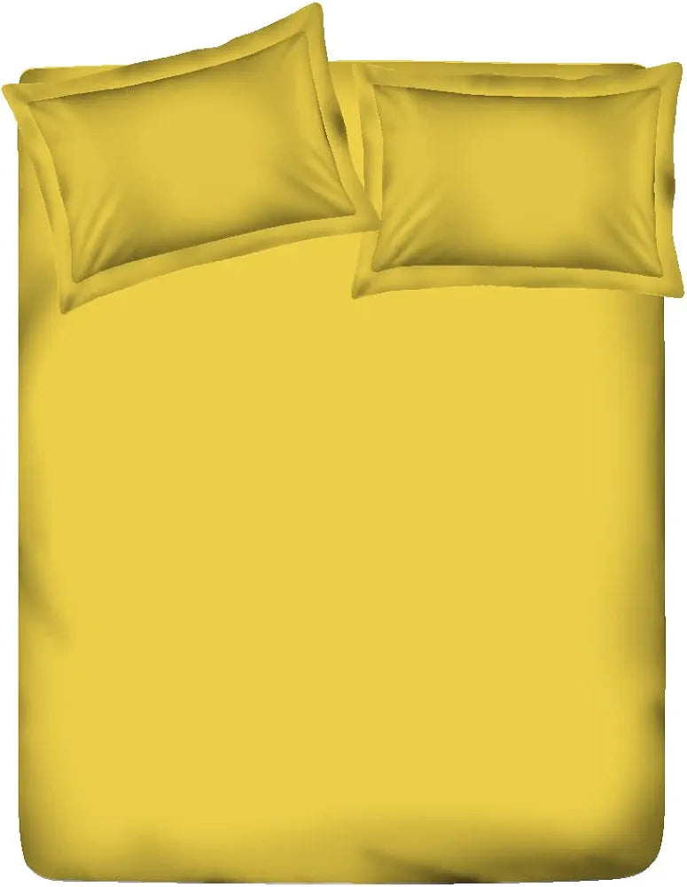 Layers Be Bold 100% Cotton Bedsheet Set for All Seasons - Lightweight, Moisture Absorbent, Machine Washable & Easy to Care - Gift for Housewarming & More - 140 TC - Queen Size 