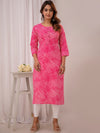 Readiprint Fashions Leheriya Printed Cotton Straight Kurta