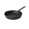 Meyer Pre-Seasoned Cast Iron Frypan/Skillet 24 cm Black