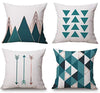 Aerohaven Velvet Cotton Designer Decorative Throw Pillow/Cushion Covers Set of 4 Multicolor