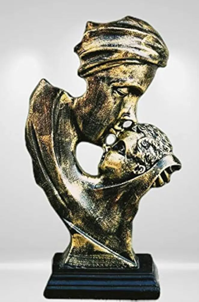 JAIPUR ACE Mother with Baby Statue Sculptures Showpieces Mother Love Creative Abstract Design Art Figurine for Home Living Room Decorative Display 