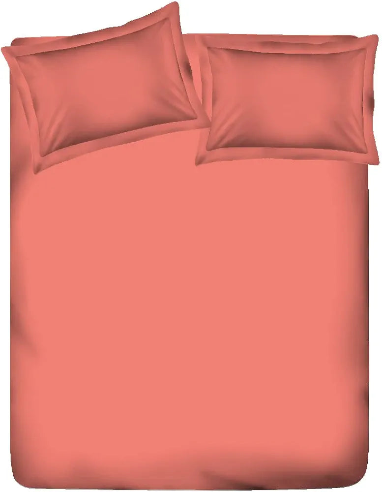 Layers Be Bold 100% Cotton Bedsheet Set for All Seasons - Lightweight, Moisture Absorbent, Machine Washable & Easy to Care - Gift for Housewarming & More - 140 TC - Queen Size 