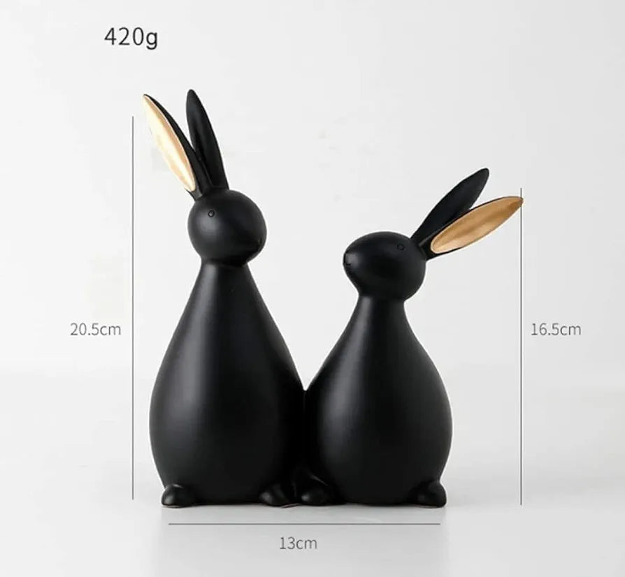 zart 2 Birds Sitting On Tree Branch Figurine Home Decoration Showpiece Chidiya Statue for Home Decor Item Sparrow Pair Showpiece 