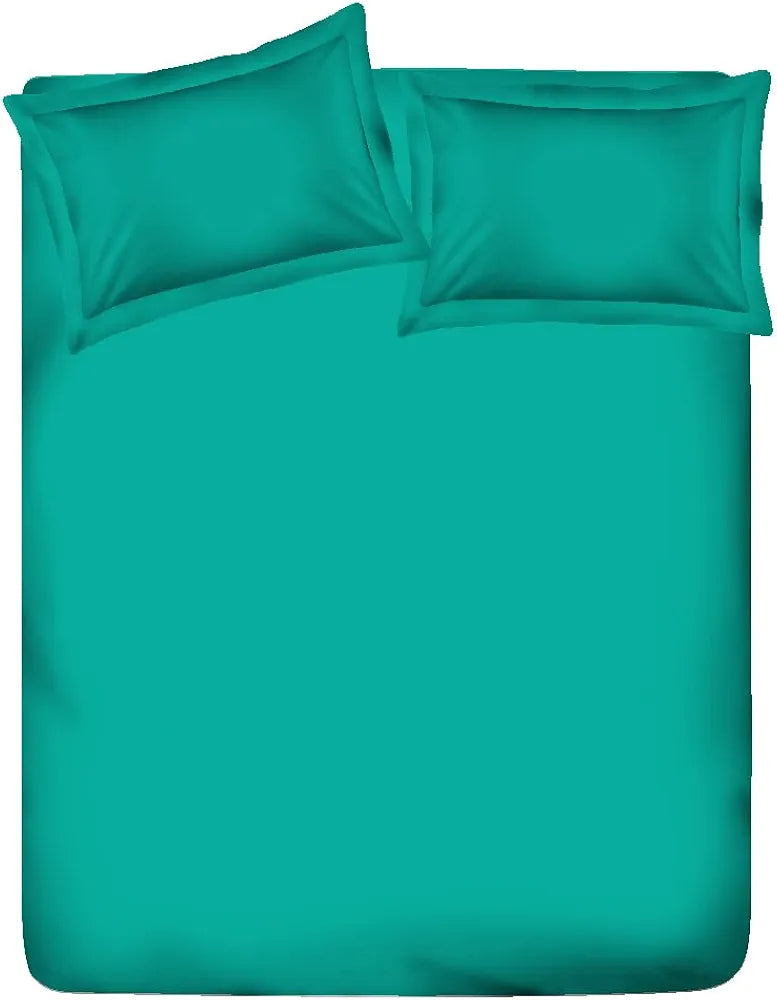 Layers Be Bold 100% Cotton Bedsheet Set for All Seasons - Lightweight, Moisture Absorbent, Machine Washable & Easy to Care - Gift for Housewarming & More - 140 TC - King Size 