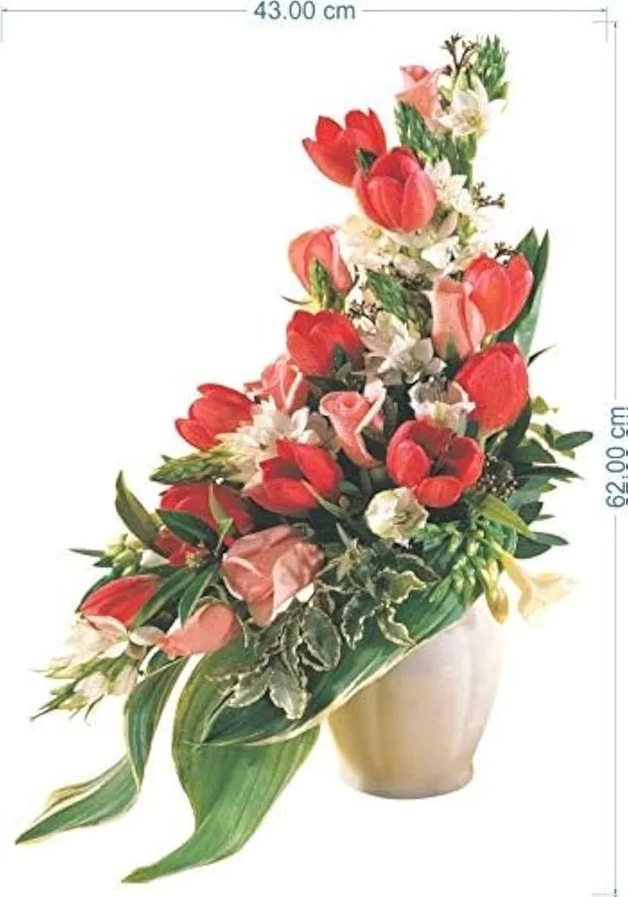 Rangoli Vinyl Botanical Large Modern Art Wall Sticker 