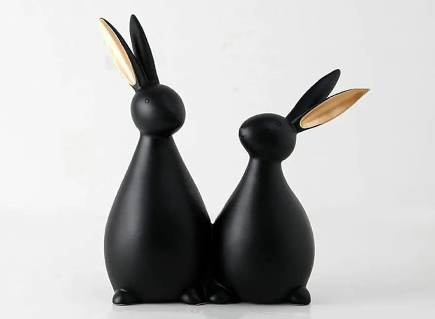 zart 2 Birds Sitting On Tree Branch Figurine Home Decoration Showpiece Chidiya Statue for Home Decor Item Sparrow Pair Showpiece 