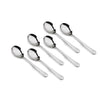 Arttdinox Stainless Steel Decoline Soup Spoon Set of 6 | Dishwasher Safe | Modern Elegance | Serveware & Tableware