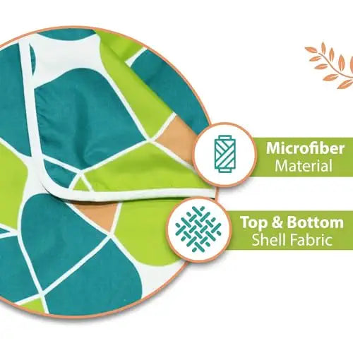 Divine Casa 120 GSM Microfiber Single Kids Dohar  | Soft & Lightweight Throw Blanket | Cozy & Breathable | All-Season Comfort | 140 x 100 CM | Abstract Pattern | Acid Lime