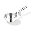 Arttdinox by Jindal Lifestyle Reflecto Triply Stainless Steel Tadka Pan | Tadka Pan Induction Base | 12cm | Silver