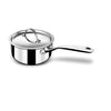 Stahl Stainless Steel Tea Pan Triply Saucepan with Lid I Milk Pan 2.9 L - 20 cm - 1400 gms