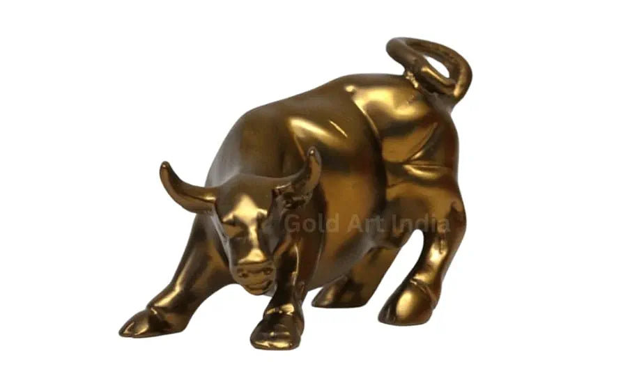 Gold Art India Gold & Silver Plated Vastu & Feng Shui Animals & Birds Set | Luck, Positivity & Wealth | Elephant, Bull, Kamdhenu Cow, Tortoise, Duck, Fish, Horse & More 