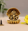 KridayKraft Gold Plated Ganesha ji in sheep for Pooja Room