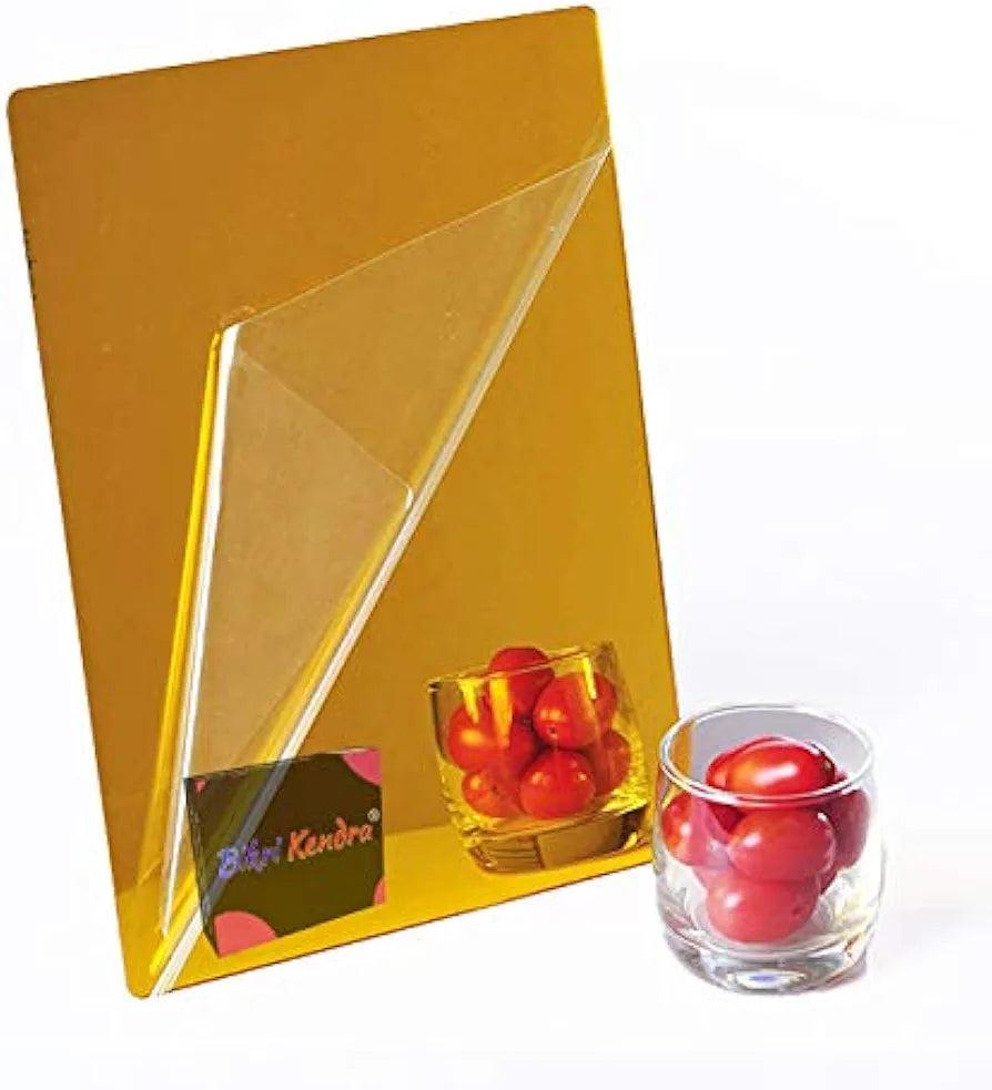 Bikri Kendra - Hexagon Stickers for Wall,Hexagon Wall Stickers,Acrylic Mirror Wall Decor Sticker, Hexagonal Mirror Wall Sticker,