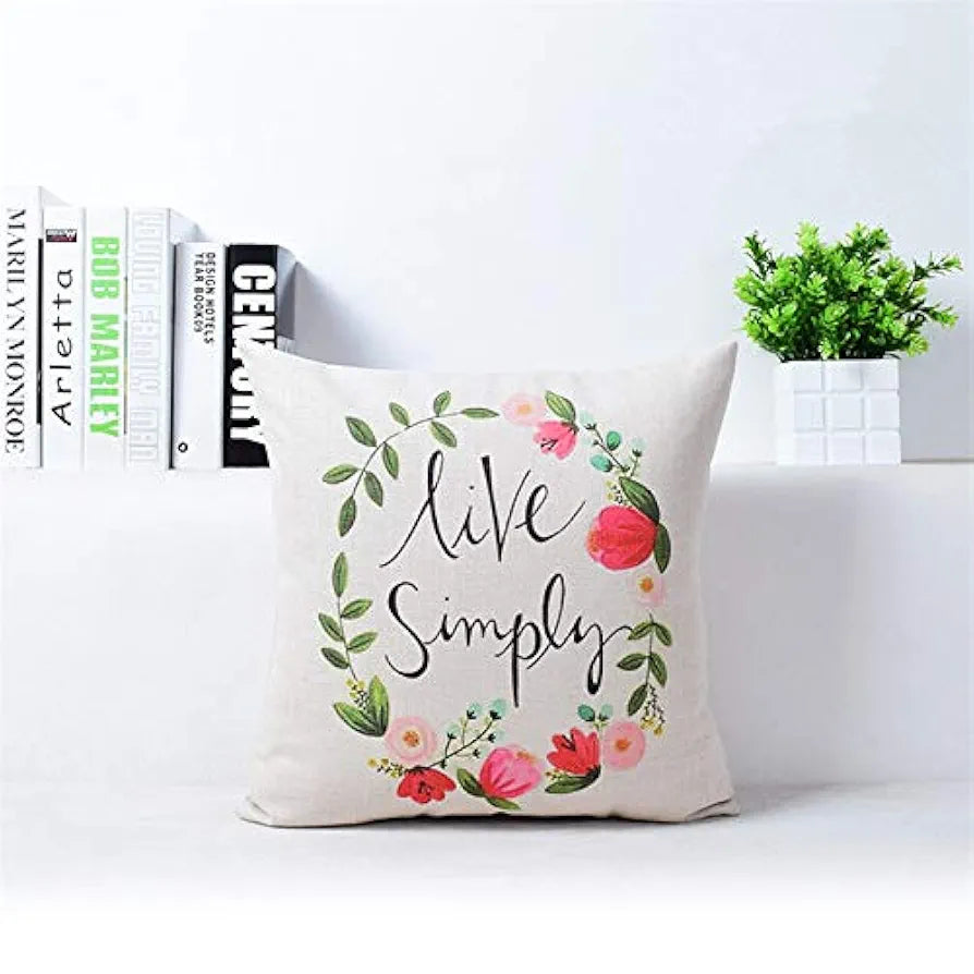 AEROHAVEN Designer Decorative Polyester Blend 150TC Throw Pillow/Cushion Covers Set of 5 - CC122 - 