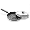 Sumeet Aluminium Pan 1 Pizza Pan 1 Lid (Silver)