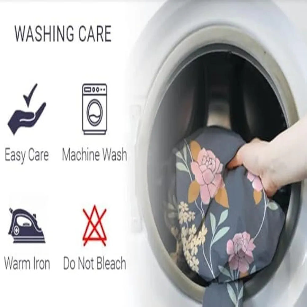 FRESH FROM LOOM King Size Bed With Two Pillow Cover | Soft Glace Cotton Fitted Bedsheet | Elastic Fitted Bed Sheets | Bed Covers For Mattresses Tuck In , 144 TC