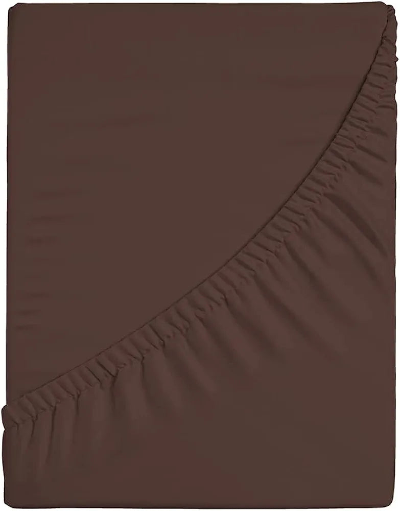 Layers 100% Cotton 144TC Elastic Fitted Bedsheet for Double Bed King Size with 2 Pillow Covers, , All Round Elastic, Moisture Absorbent, Skin Friendly - Be Bold Collection