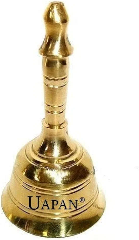 UAPAN Brass Pooja Bell with Diya 
