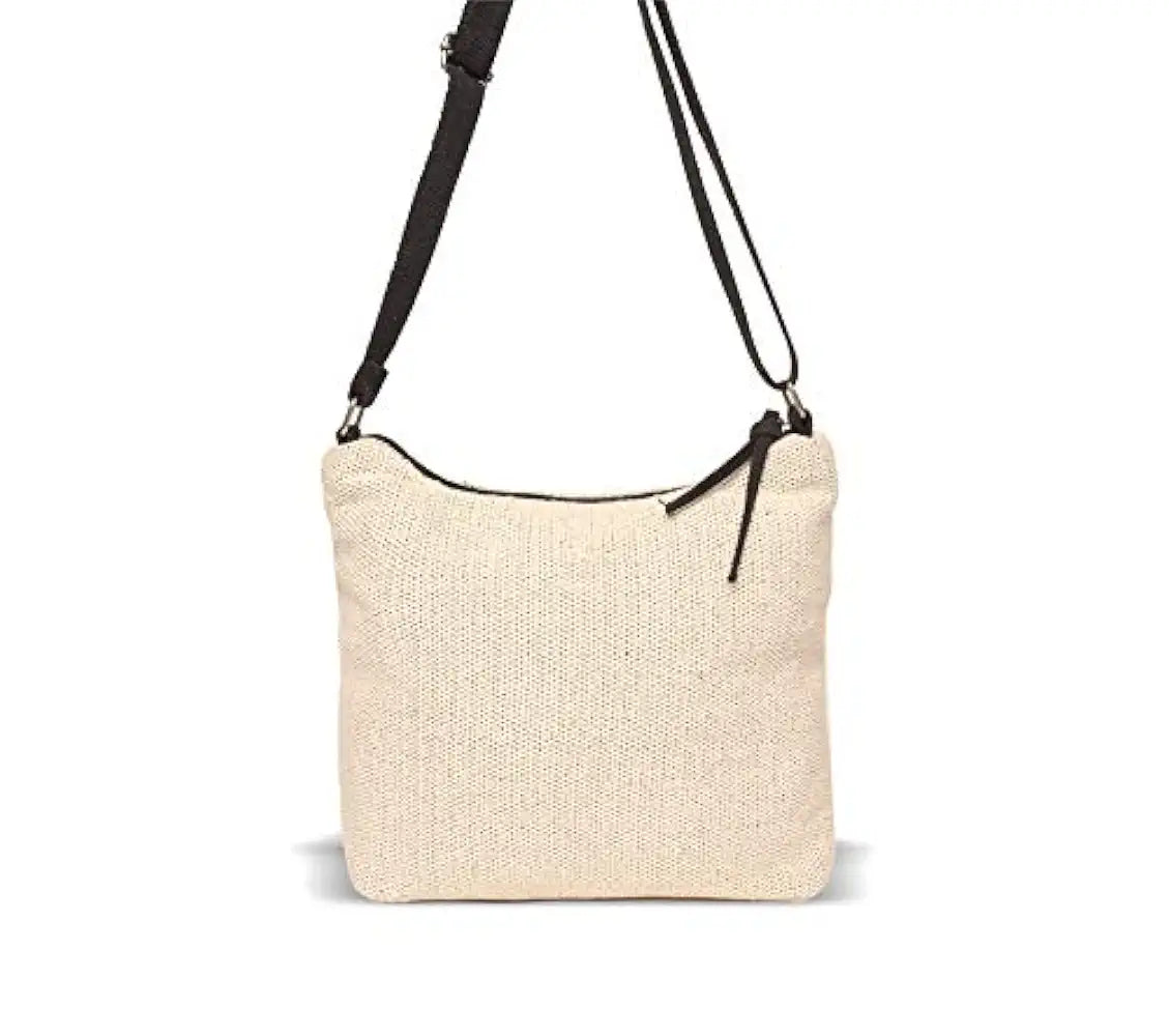 ASTRID Handmade Macrame Flap Over Sling Bag For Girls And Women