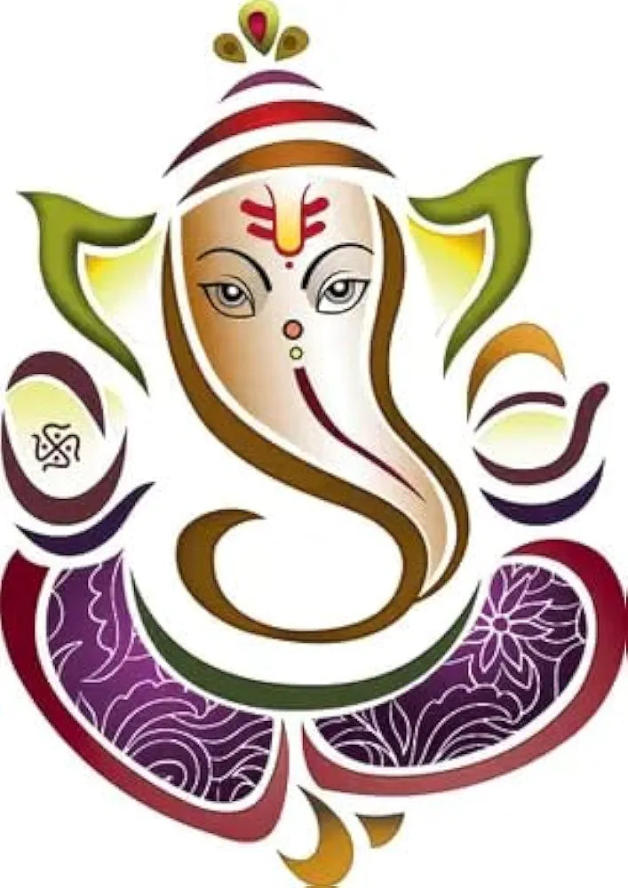 Rangoli White Glossy Vinyl Wall Sticker Premium Self-Adhesive Waterproof Decorative Wall Decal for Bedroom, Living Room, Office & Home Decoration Easy to Apply. Parent-14, Design-18