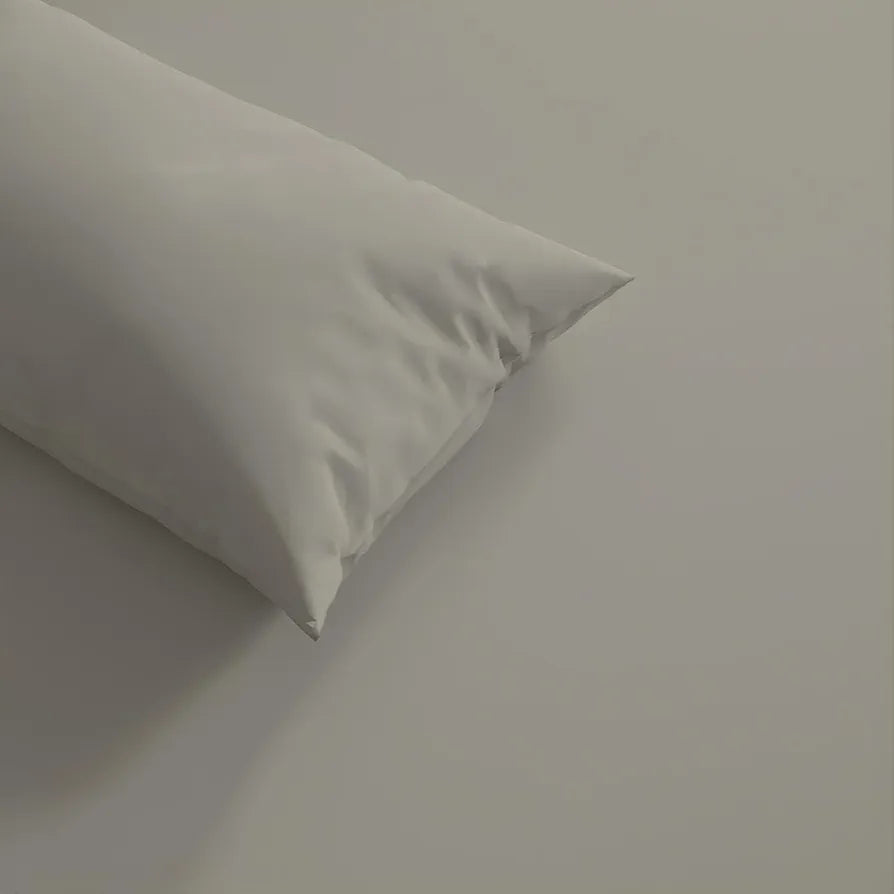 Trance Home Linen 300 TC Bamboo Fitted Queen Size Bedsheet | Soft, Breathable & Eco-Friendly Bedsheet with 2 Pillow Cover - 