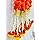 SPHINX Artificial Marigold Fluffy Flowers Garlands for Decoration - Pack of 5 (Orange,Yellow Mix with Bell)