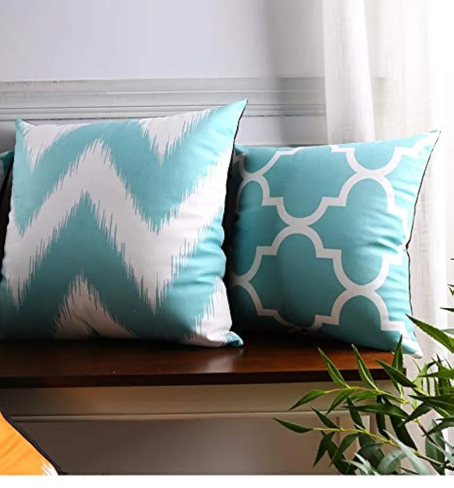 AEROHAVEN™ Set of 5 Designer Decorative Throw Pillow/Cushion Covers - 