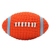 Pet Needs Cute Latex Squeaky Rubber Rugby Toy for Small Puppy and Cat | Small-for Play | Fetch and Interactive Toys