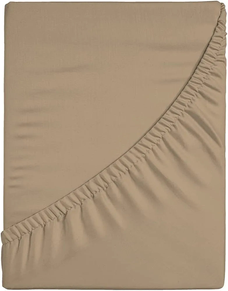 Layers 100% Cotton 144TC Elastic Fitted Bedsheet for Double Bed King Size with 2 Pillow Covers, , All Round Elastic, Moisture Absorbent, All Season Comfort - Be Bold Collection
