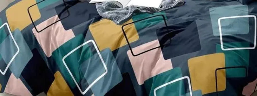 THE HOME STYLE Cotton Feel Glace Cotton Elastic Fitted All Around Elastic Printed King Size Double Bed Bedsheet with 2 Pillow Cover  , 300 - 350 threadcount