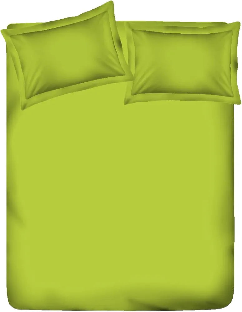 Layers Be Bold 100% Cotton Bedsheet Set for All Seasons - Lightweight, Moisture Absorbent, Machine Washable & Easy to Care - Gift for Housewarming & More - 140 TC - Queen Size 