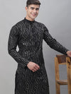 Sojanya Sequined Mandarin Collar Pure Cotton Kurta