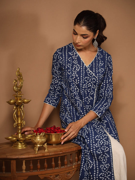 anayna Bandhani Printed Kurta