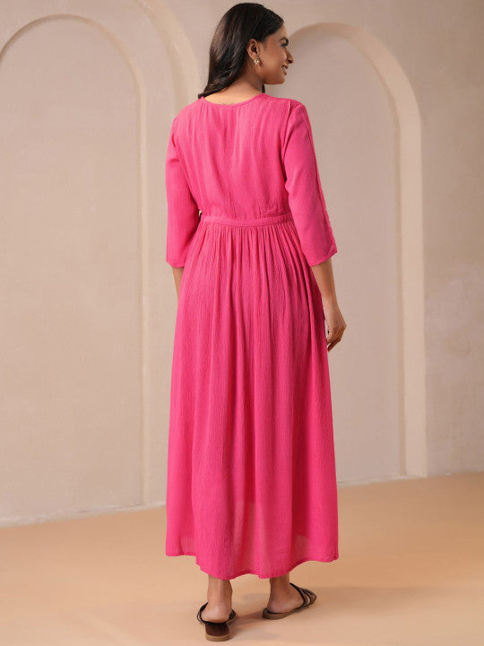 anayna Fit & Flared Maternity Ethnic Dresses