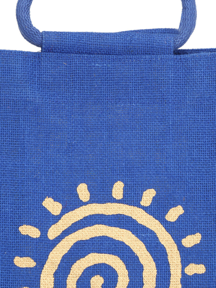 14 X 12 X 7 - CHAKRA PRINT (B-012-BRIGHT BLUE)