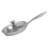 Nirlon Platinum Triply Stainless Steel Fry Pan With Glass Lid- 20 Cm