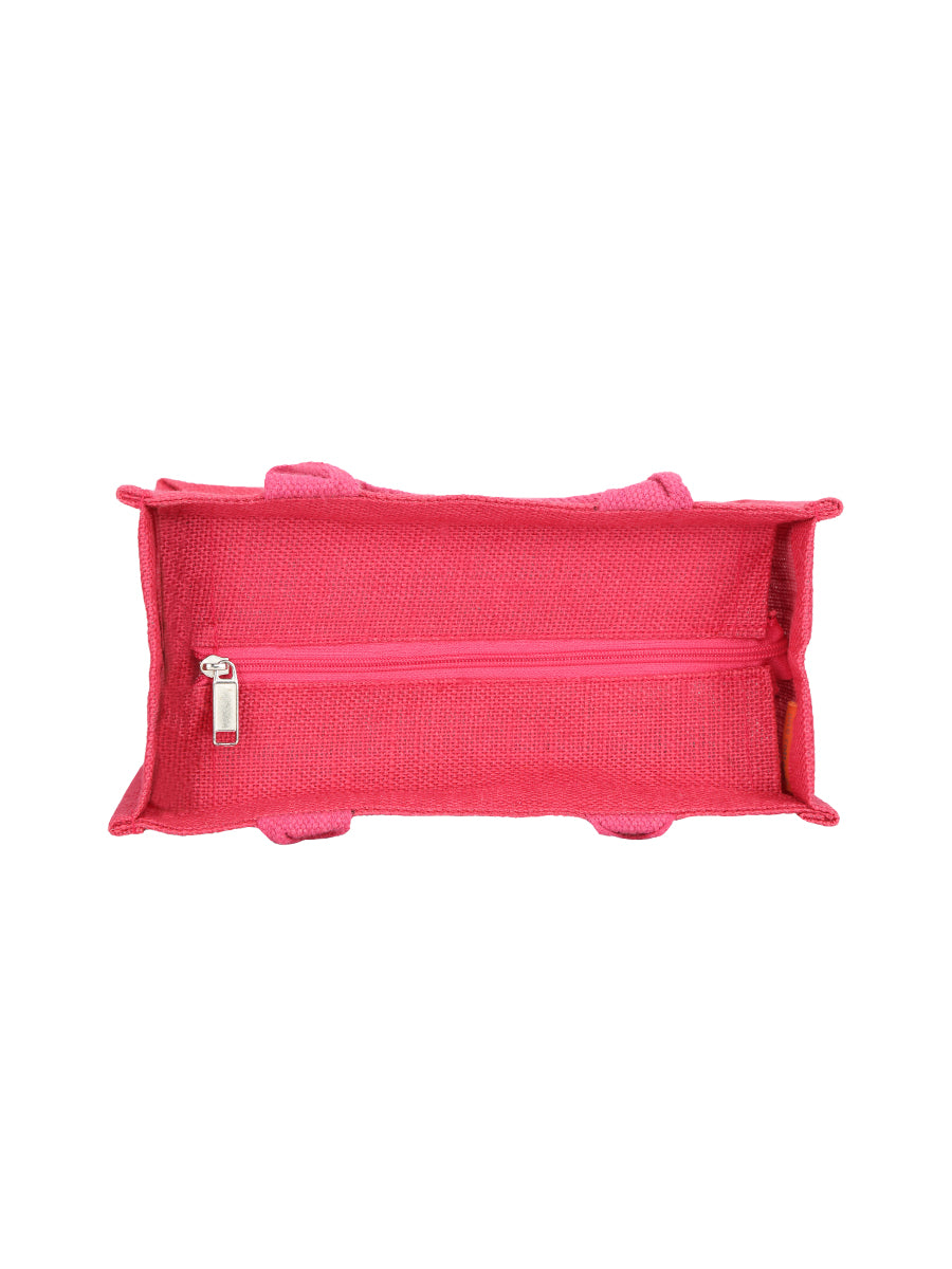 10 X 12 X 7 - MULTICOLOR LUNCH ZIPPER (B-080-PINK)