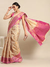 Silk Land Floral Zari Tissue Mysore Silk Saree