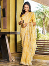 Satrani Striped Zari Fusion Saree