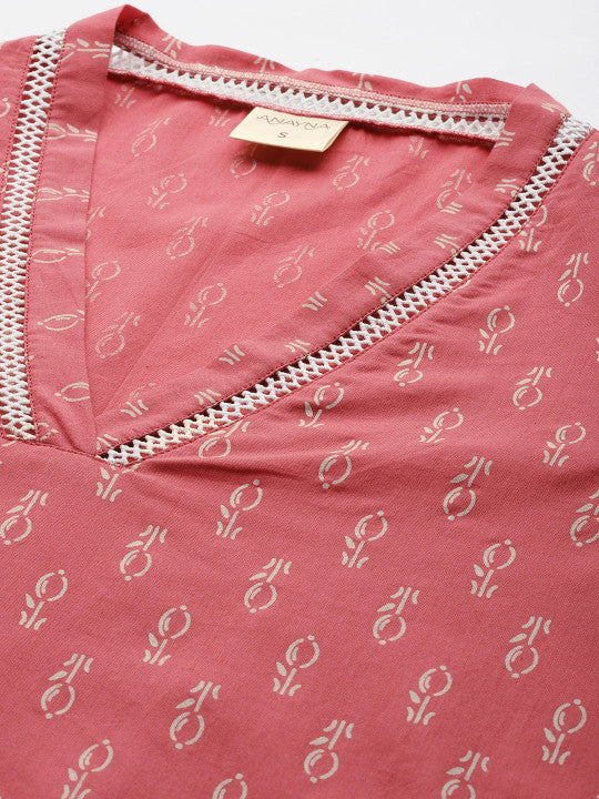 anayna Ethnic Motifs Printed Kurta