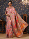 House of Pataudi Floral Printed Zari Banarasi Saree