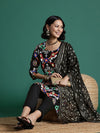 Sangria Ethnic Motifs Printed Kurta with Trousers & Dupatta