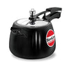 Hawkins 4 Litre Contura Black Pressure Cooker Hard Anodised Inner Lid Cooker Handi Cooker Black