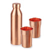 Cello Cop-pura Moksha Copper Bottle Gift Set with Glasses