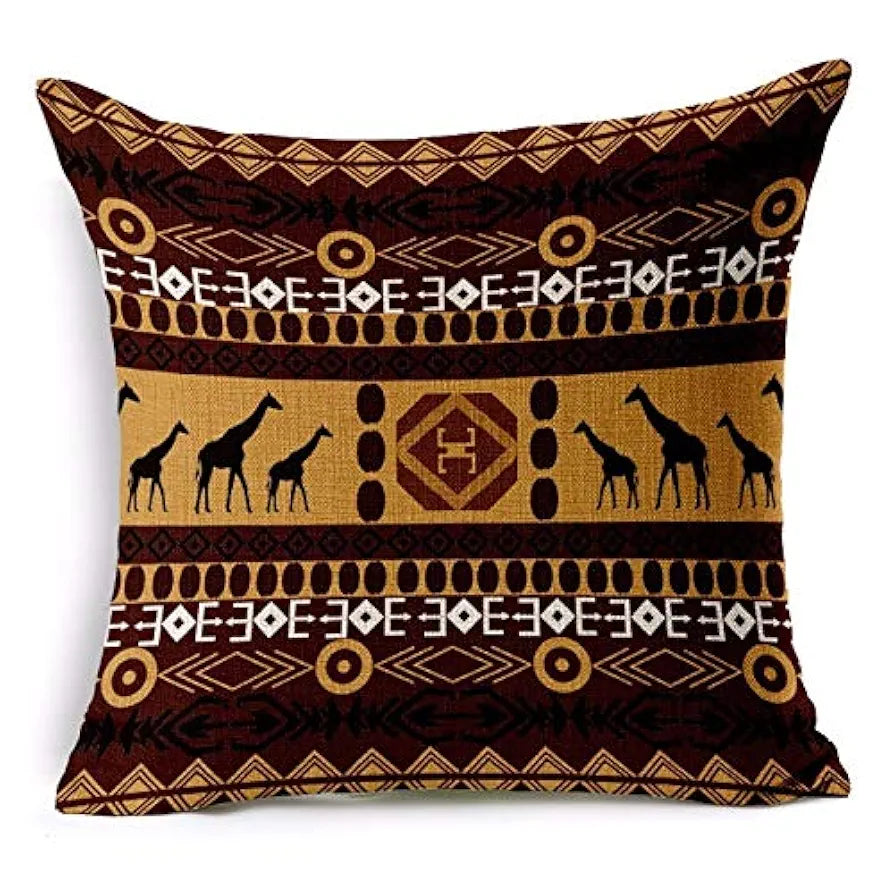 AEROHAVEN™ Set of 5 Decorative Hand Made Jute Throw/Pillow Cushion Covers - 