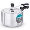 Borosil Presto Induction Base Inner Lid Aluminium Pressure Cooker, Silver | 2 Litres