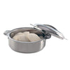 Borosil Stainless Steel Insulated 900 ml Server Casserole | Idli/Roti Server with Steel Lid