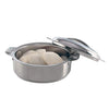 Borosil Stainless Steel Solid Idly Server | 2l | 1 Idli Server | Silver